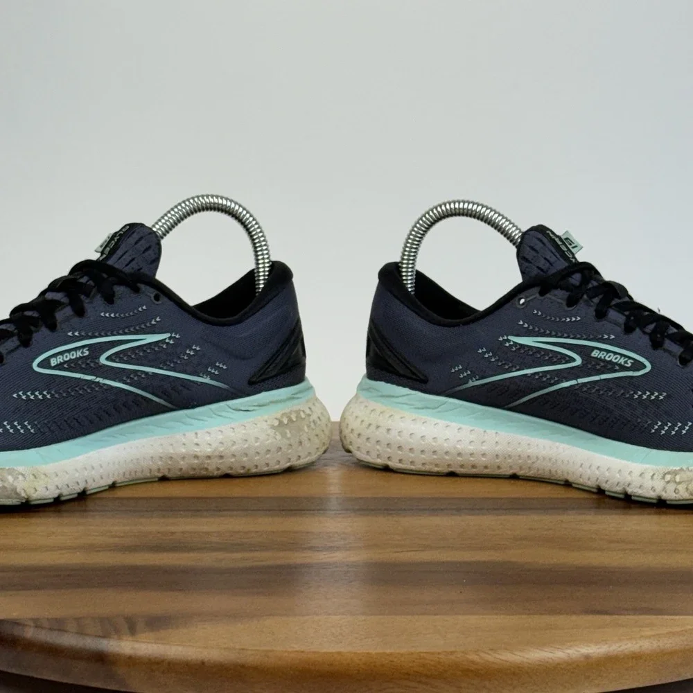 Womens Brooks Glycerin 19 Blue‎ Athletic Comfort Running Sneakers Shoes Size 6.5